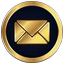 gold mail icon